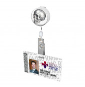 Vintage Skull Diagram Button Badge Reel 