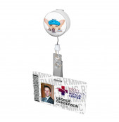 Sick Chihuahua Button Badge Reel 