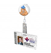 Sick Kitty Button Badge Reel 