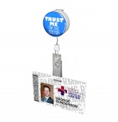Trust Me I'm the Doctor Button Badge Reel 