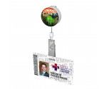 Romain Calm Button Badge Reel Romain Calm Button Badge Reel