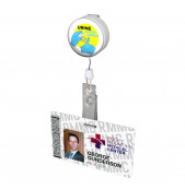 Urine Good Hands Button Badge Reel