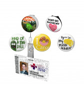 Punny Food Button Variety Pack