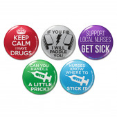 Saucy Nurse Pinback Buttons
