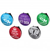 Saucy Nurse Stethoscope Button Pack