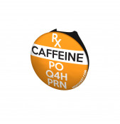 Prescription Caffeine Stethoscope Button